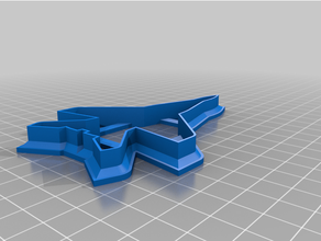 mig-29 cookie cutter 3d print model - Mito3D