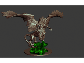 prince démon necrosphinx tzeentch fils poussière 40k warhammer 3d print model - Mito3D