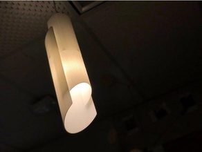côtelée angle décalage lumière concepteur designer meubles ikea hack lampe 3d print model - Mito3D