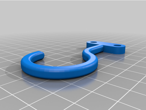 repaired hook rotating version 3d print model - Mito3D