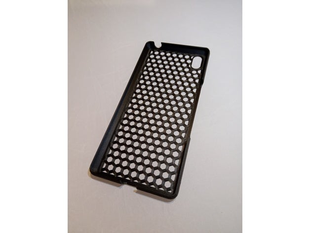 sony xperia l3 caso telefono hex modello 3D print model - Mito3D