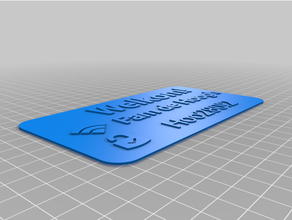 angepasste wi fi Zeichen kundengebundene 3d print model - Mito3D