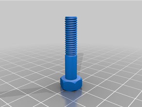 m6 18 + 125 bolt 3d print model - Mito3D