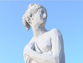 Venüs ıtalica'yı poly remix antonio canova blender tarama heykel 3d print model - Mito3D