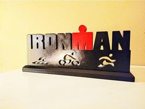 triathlon ironman logo 3d print model - Mito3D