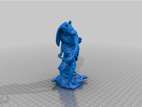 bernini binks david jar scan statue 3d print model - Mito3D