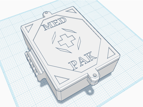 medpak mms compatible caisse l'aide trousse secours médicaux moonbeam montage sys stockage boîte rangement 3d print model - Mito3D