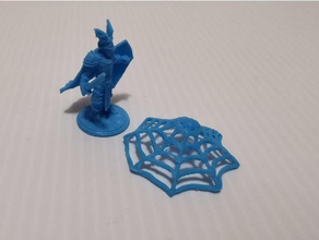 tela araña dd prop azulejos molestar dnd accesorios accesorio miniatura miniaturas mazmorra mazmorras dungeons dragons efectos especiales 3d print model - Mito3D