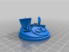 settlers catan harbormaster trophy harbourmaster 3d print model - Mito3D