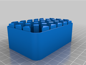 caixa bateria aa accu 24 6x4 personalizado 3d print model - Mito3D