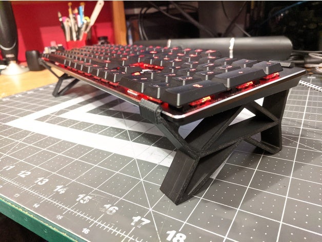 steht havit Profil Tastatur keyboard riser Ständer hv kb395l Halterung Plattform 3D print model - Mito3D