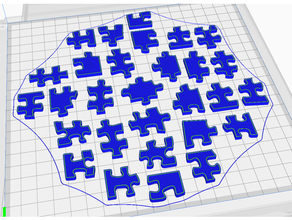 jigsaw puzzle 29 3d print model - Mito3D