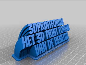 3dprintforumbenelux özelleştirilmiş 3d print model - Mito3D