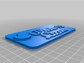 llavero alicia lizon personalizado 3d print model - Mito3D