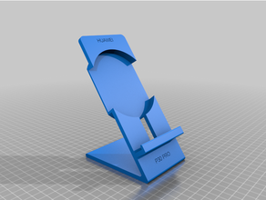 customized qi charging stand - ikea livboj huawei p30 pro 3d print model - Mito3D