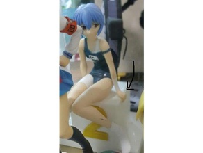 pool stand rei ayanami school swimsuit Figur spare 3d print model - Mito3D