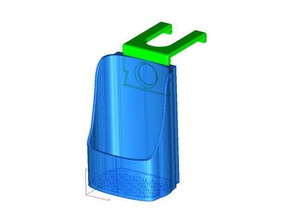 equate 34oz target 32oz hand sanitizer holder haworth compose cubicles cubicle 3d print model - Mito3D