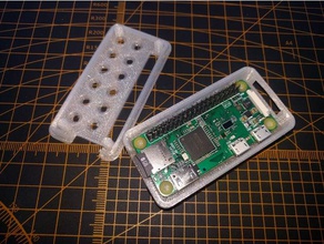 raspberry pi case mount holes m3 screws universal raspberrypizerocase 3d print model - Mito3D