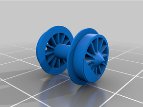 jauge roues locomotive 3d print model - Mito3D