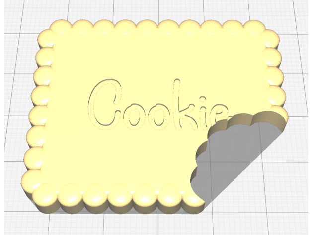 mordido galletas muñecos bebé galleta cookie cookies pantalla muñeca complementos casa muñecas dolly essen alimentos niños keks juguetes jugar playfood puppe puppenhaus puppenzubehr zubehr 3D print model - Mito3D