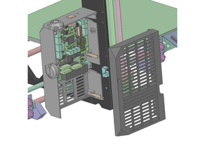 prusa i3 recinzione elettronica 3d print model - Mito3D