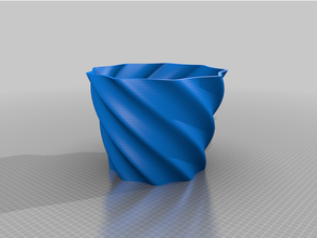 jarrón espiral 3d print model - Mito3D