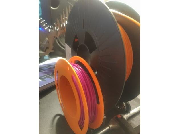 muestra filamento bobina soporte 3D print model - Mito3D