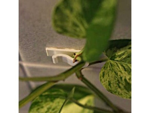 climbing plant wall clip 3d print model - Mito3D