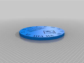 custom clock boyscouts bsa cub scouts den leader gift 3d print model - Mito3D