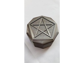 Pentagramm box 3d print model - Mito3D