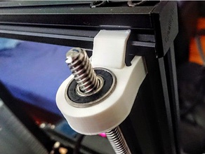 ender 3 z eje cojinete clip rodamiento 3d print model - Mito3D