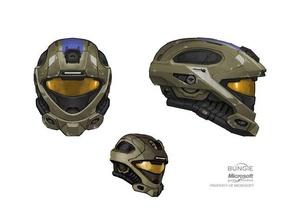 halo reach recon Helm Schulter Anlage 3d print model - Mito3D