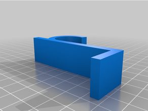3m şerit uyumlu perde askı komut command şeritler 3d print model - Mito3D