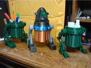 walking trash master robot rc toy 3d print model - Mito3D