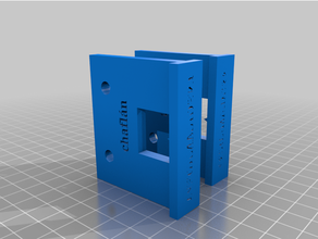 plantilla base bisagra jig carpintería 3d print model - Mito3D