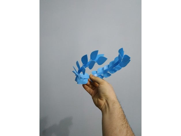 romano corona alloro laurel ghirlanda 3D print model - Mito3D