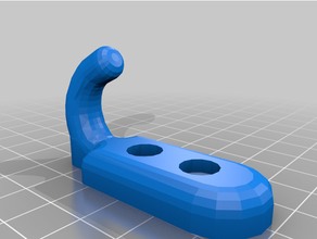 wandhaken wall hook 3d print model - Mito3D