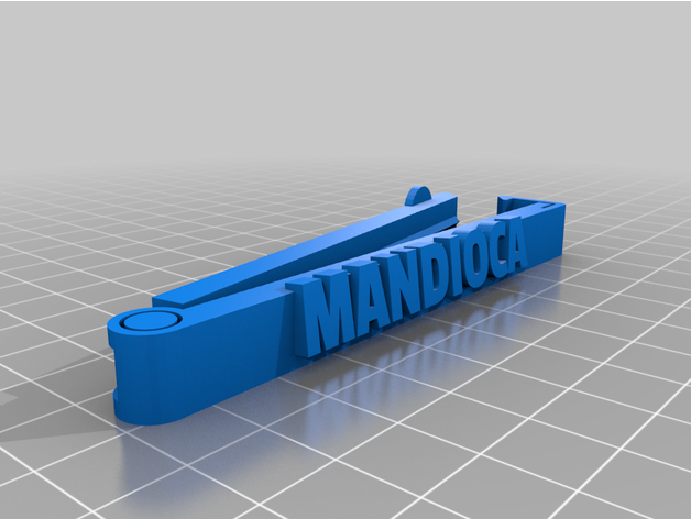 mandioca personalizado 3D print model - Mito3D