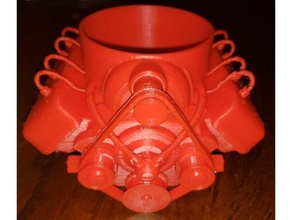 flathead cup holder 3d print model - Mito3D