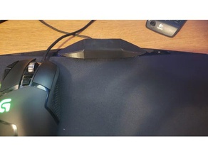 corsair mm800 polaris rgb mouse pad enganchar cable reductor velocidad 3d print model - Mito3D