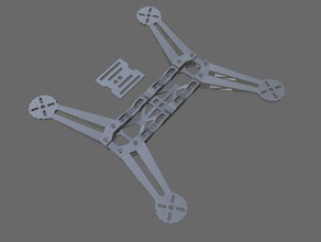 quadcopter v1 3d print model - Mito3D