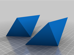 angepasste parametrische Pyramiden easy print gleichseitiges Dreieck kundengebundene 3d print model - Mito3D