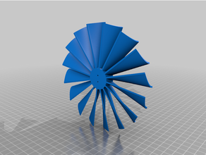 turbine fan be1806-2300kv electric motor 3d print model - Mito3D