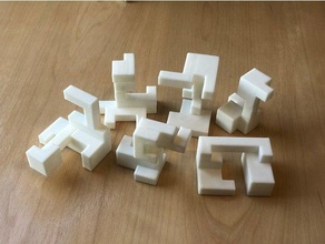 burr cube 8 3d print model - Mito3D