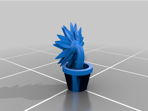 collie flower 3d print model - Mito3D