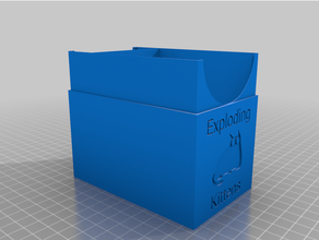 exploding kittens box customized 3d print model - Mito3D