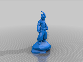 kid buu carácter dragonball figura 3d print model - Mito3D