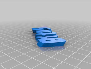 özelleştirilmiş iamburny v2 metin Anahtarlık keyfob 3d print model - Mito3D