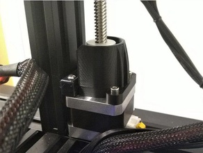ender 3 cr 10 eksen bağlaştırıcı kapağı leadscrew kapak ender3 3d print model - Mito3D