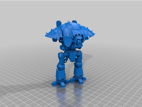 fallen knight - chaos tm 40k warhammer 3d print model - Mito3D
